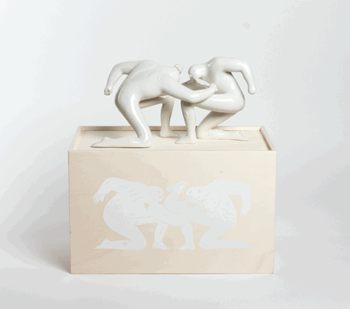 Balance Of Power Sculpture by Cleon Peterson