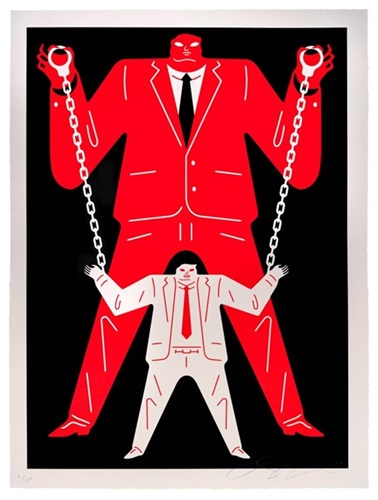 Little Big Man Mueller / Trump (Red) by Cleon Peterson
