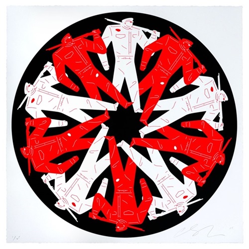 Let's Start A War (Black) by Cleon Peterson