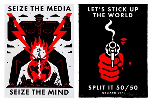 Seize The Mind & Let's Stick Up The World by Cleon Peterson